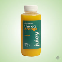 Load image into Gallery viewer, Juicy Cold Pressed Juice - OG Orange Juice - 300ml x 12 btls Carton *CHILLED*
