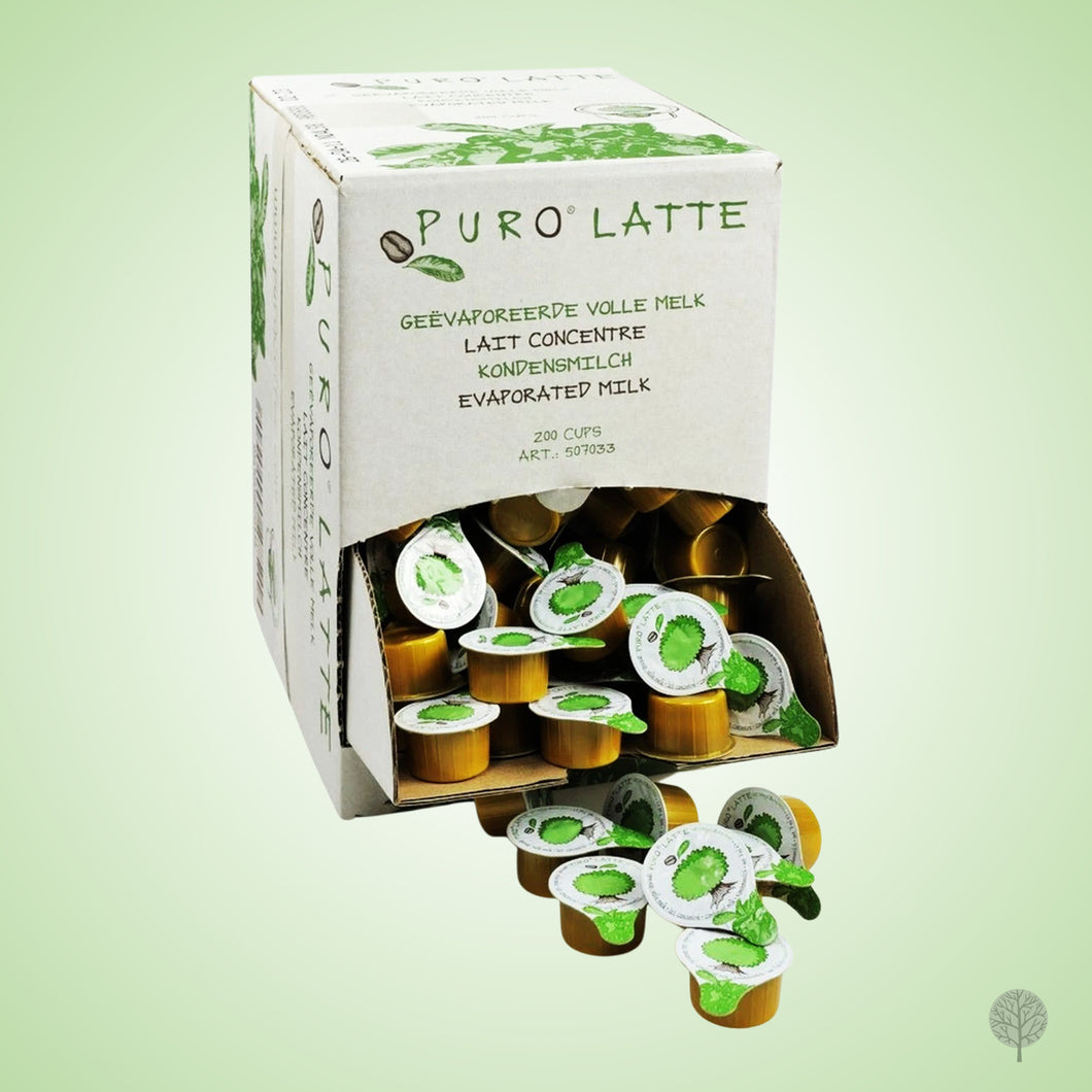 Puro Fairtrade Evap Milk Capsules - 7ml x 200pcs Carton