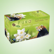 Load image into Gallery viewer, Puro Fairtrade Tea - Jasmine Green Tea - 25 Teabags x 6 boxes Carton
