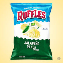 Load image into Gallery viewer, Ruffles Jalapeno Ranch - 184.2g X 15 pkt carton
