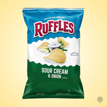 Load image into Gallery viewer, Ruffles Sour Cream &amp; Onion - 180g X 15 pkt carton
