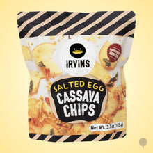 Load image into Gallery viewer, Irvins Salted Egg Cassava Chips - 105g x 24 pkts Carton
