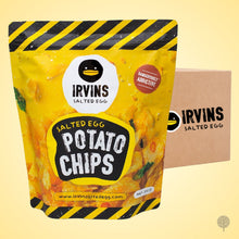 Load image into Gallery viewer, Irvins Salted Egg Potato Chips - 210g x 12 pkts Carton
