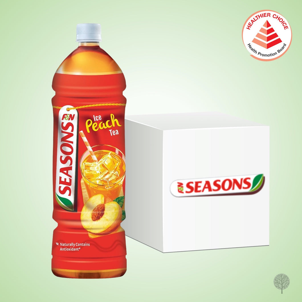 Seasons Ice Peach Tea - 1.5L x 12 btls Carton