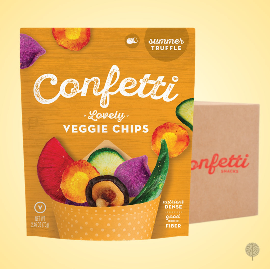 Confetti Veg Chips - Summer Truffle - 70g x 12 pkts Carton
