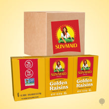 Load image into Gallery viewer, Sunmaid Golden - 28.3g X 6 X 12 box carton
