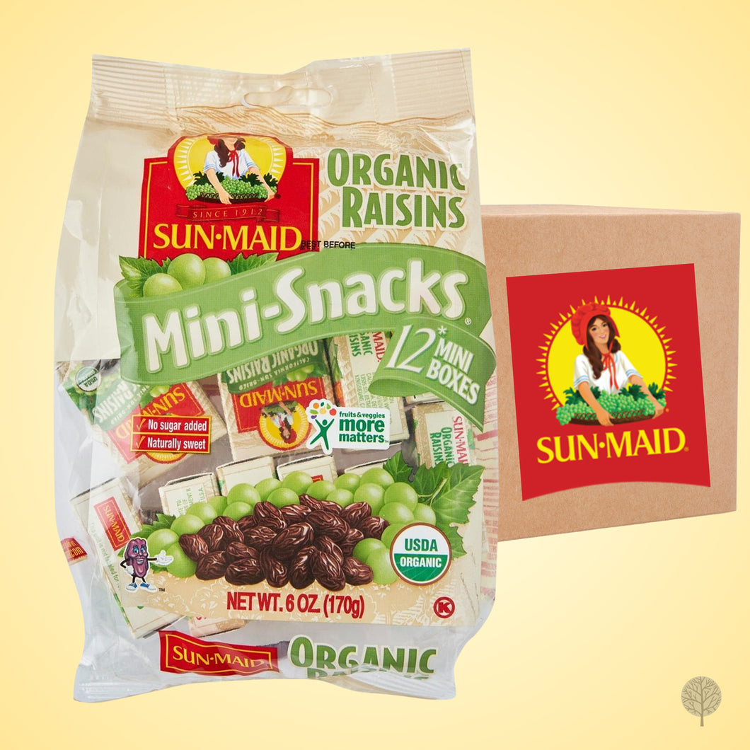 Sunmaid Organic - 14g X 12 X 12 box carton