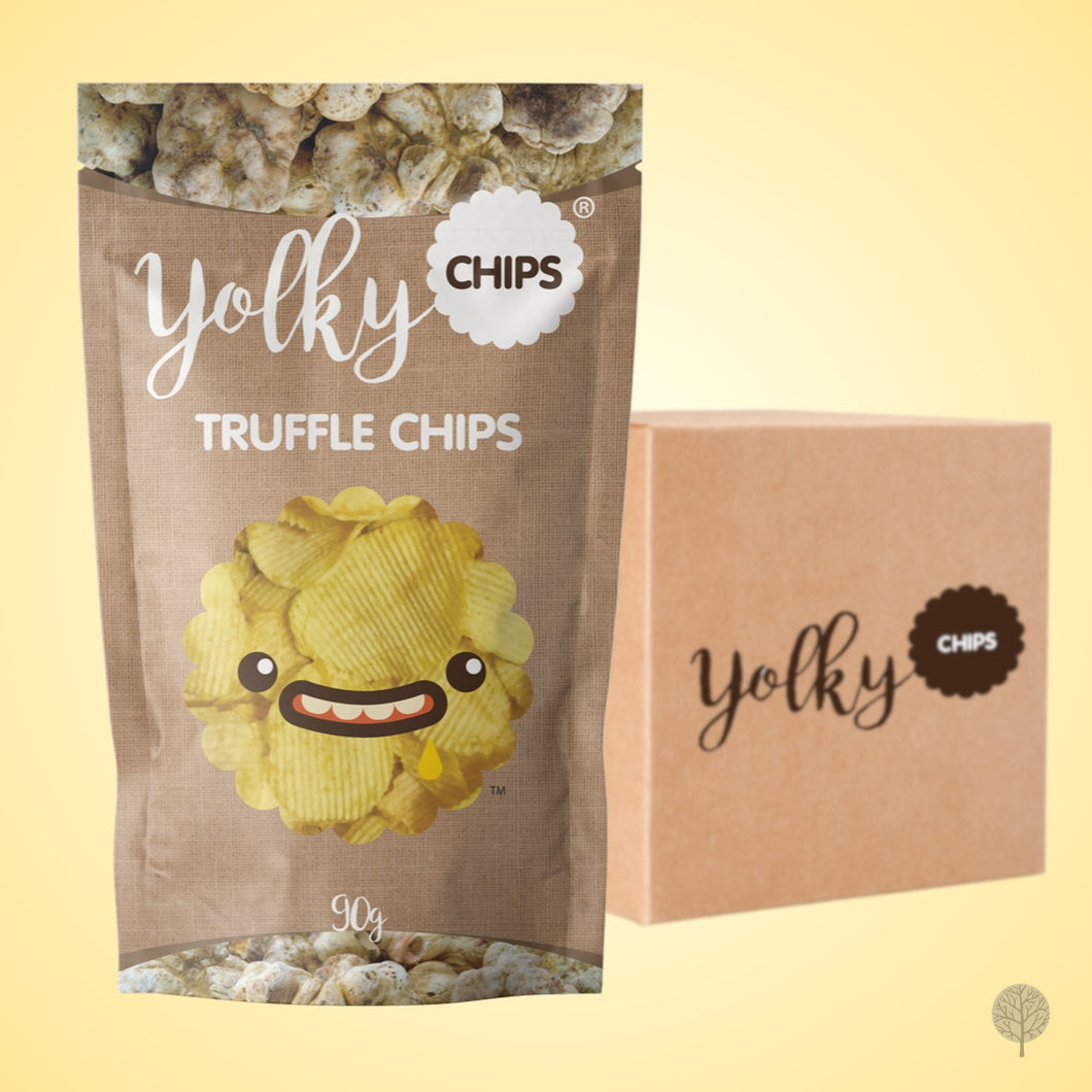Yolky Potato Chips - Truffle Flavour - 90g x 20 pkts Carton