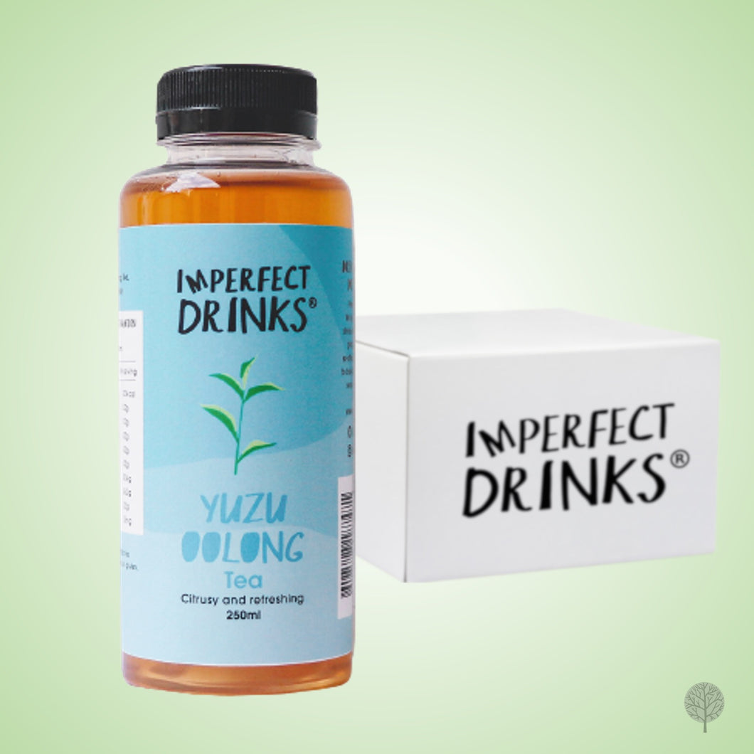Imperfect Drinks Cold Brew Tea - Yuzu Oolong - 250ml x 12 btls Carton *CHILLED*